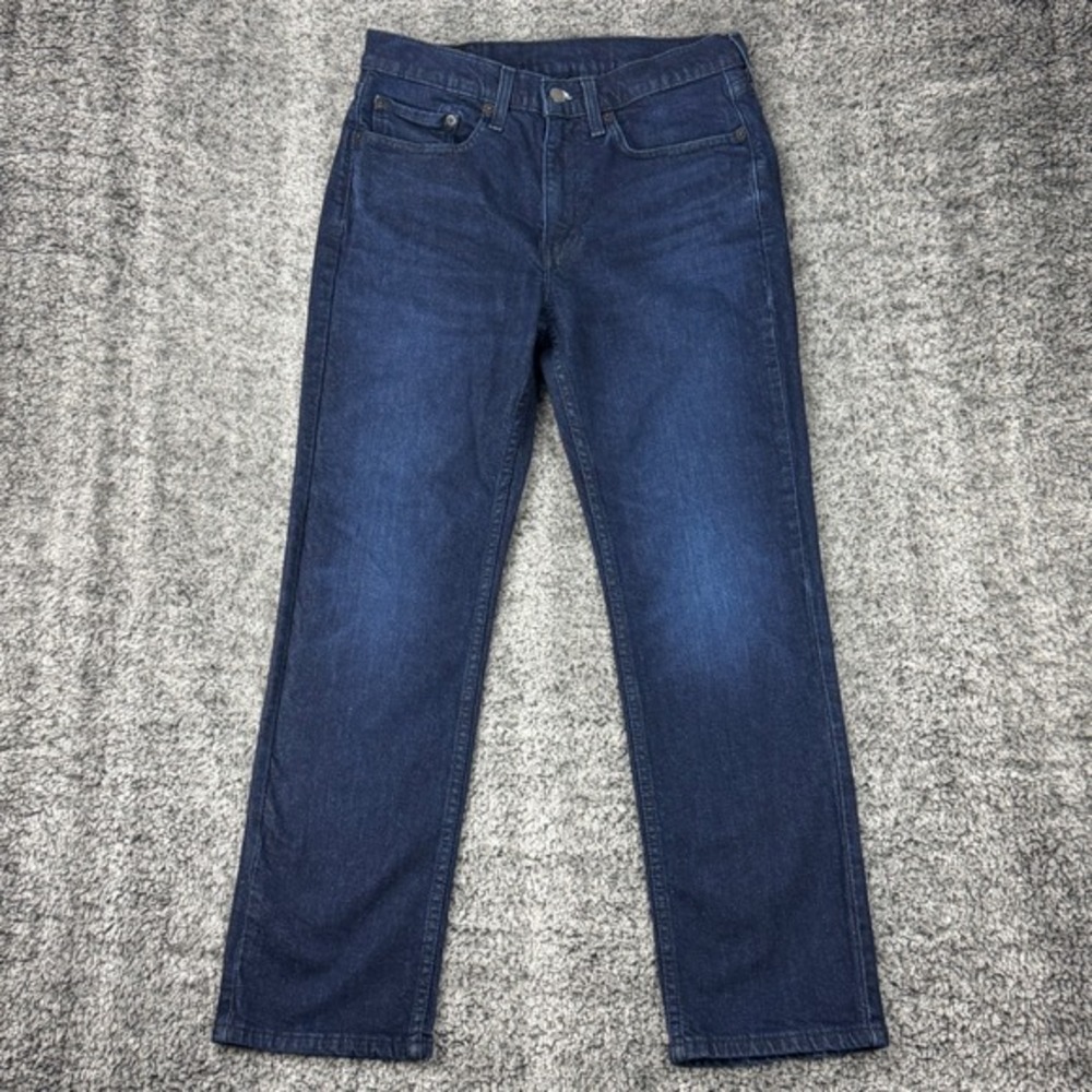 Levi's 514 Jeans Men's 32x30 (Actual‎ W31 L28.5) Dark Wash Stretch Straight Leg